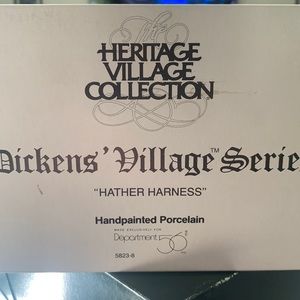 Vintage 1994 Dept 56 Heritage Village Dickens' Series Hather Harness Christmas